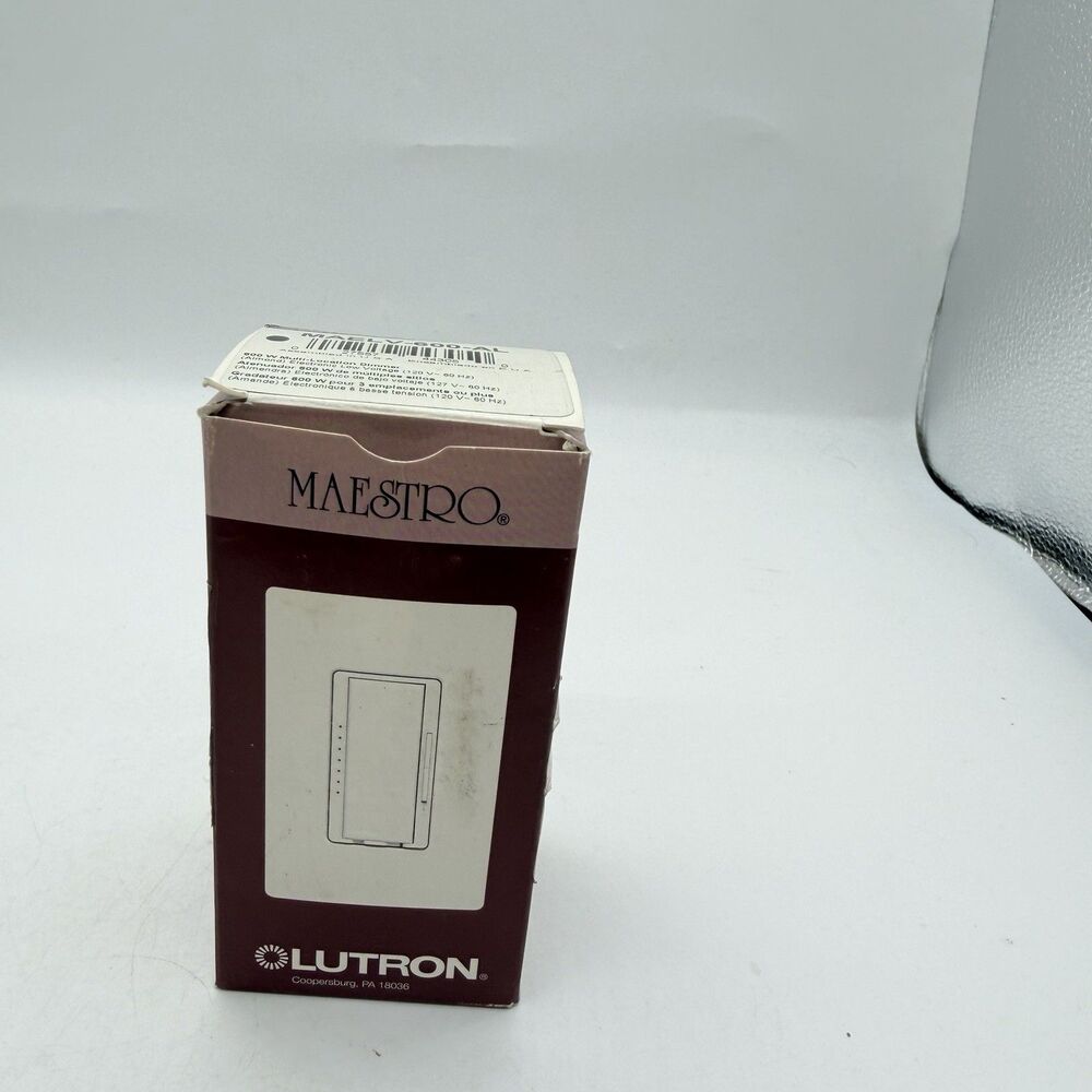 Lutron Maestro MAELV-600-AL 600W Electronic Low Voltage Dimmer Almond